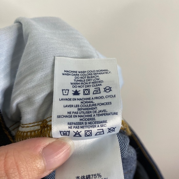 NWT Lands End Dark Wash Jeans Sz. 6P - Picture 11 of 12